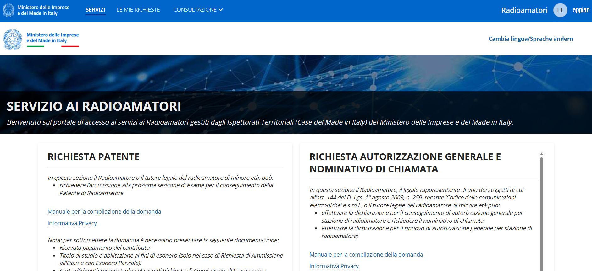 Rinnovo Autorizzazione Generale